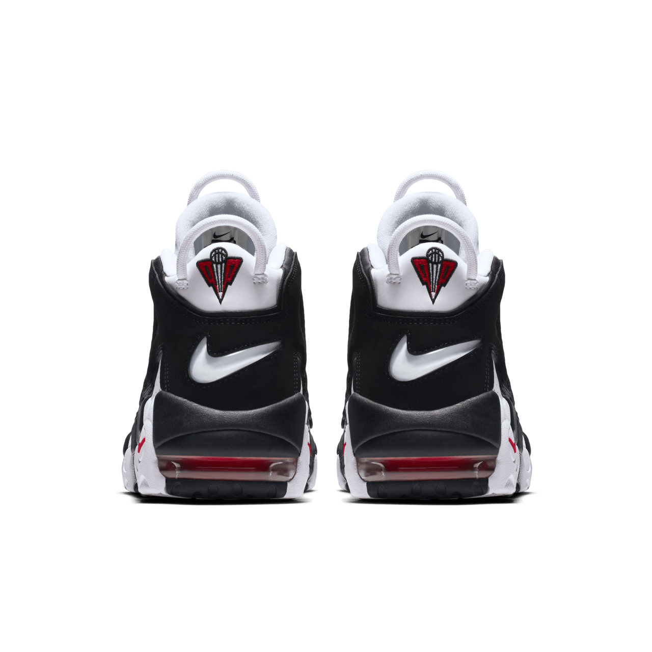 Nike Air more Uptempo 96 'White & University Red & Black'. Nike SNKRS