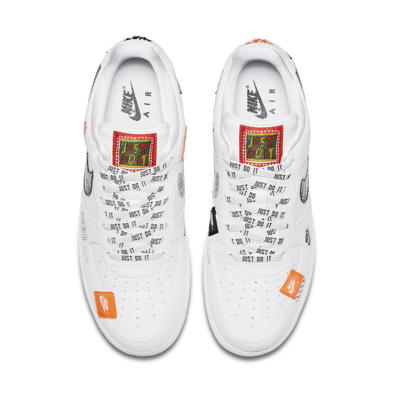 Nike Air Force 1 Premium Just Do It Collection White Total Orange Release Date. Nike SNKRS