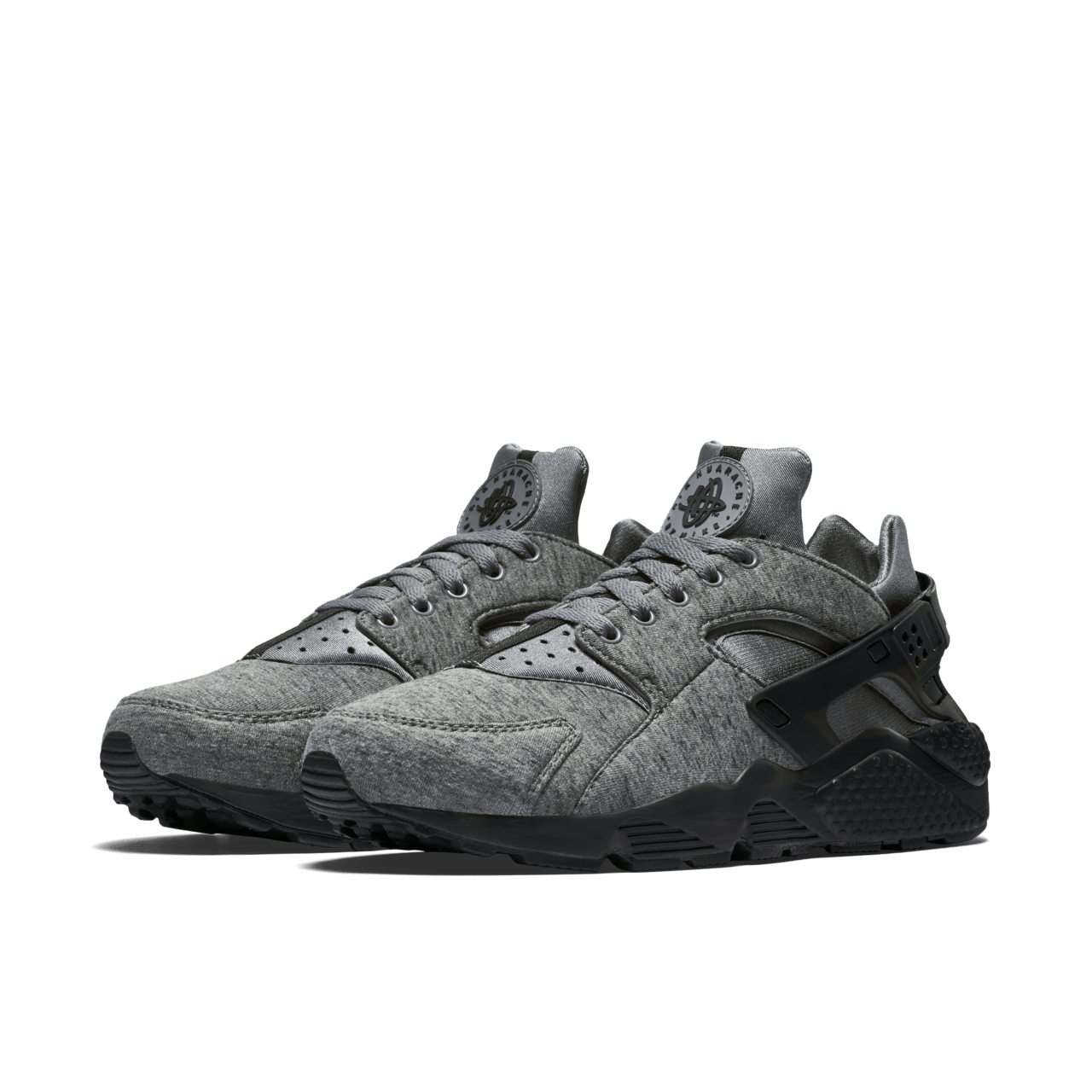 Nike huarache grey black best sale