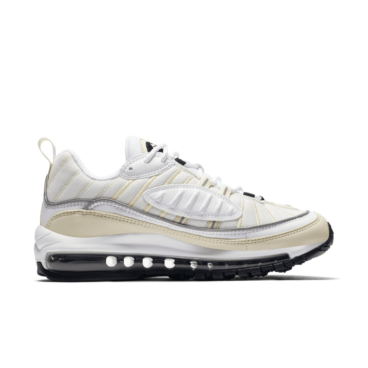 Nike Air Max 98 White Black Fossil fur Damen Erscheinungsdatum. Nike SNKRS