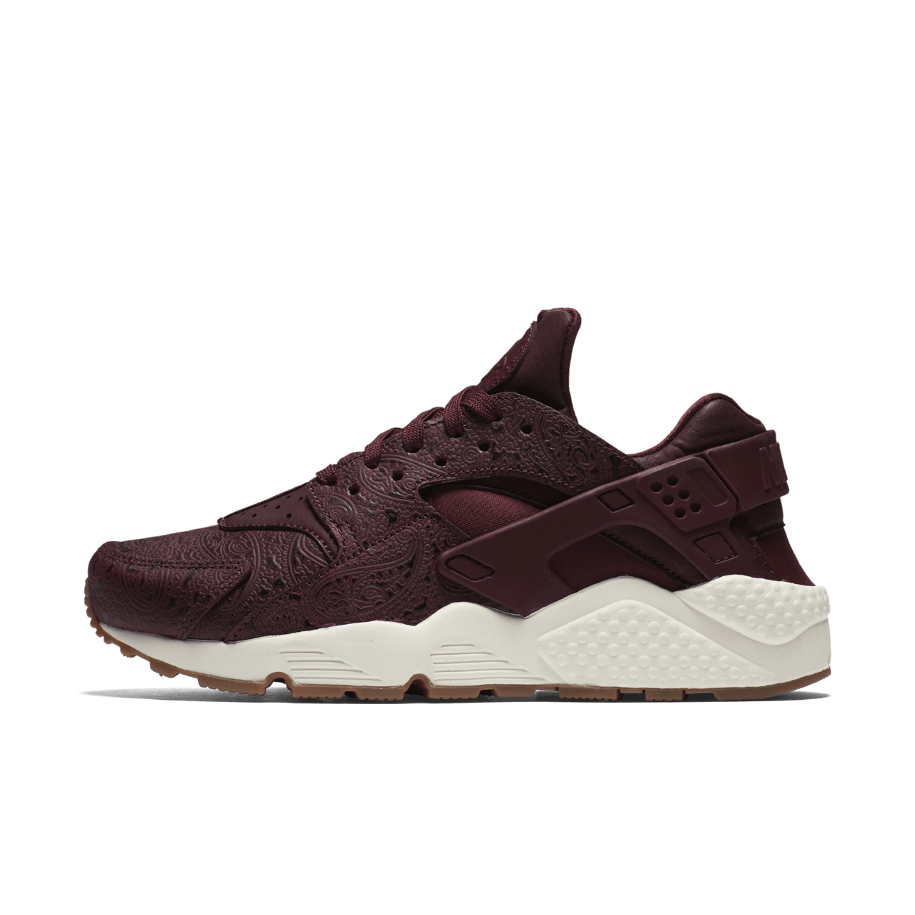 Nike huarache womens maroon on sale