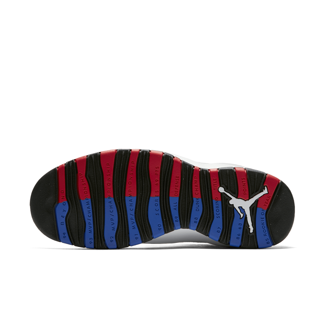 Jordan 10 blue and red 2018 best sale