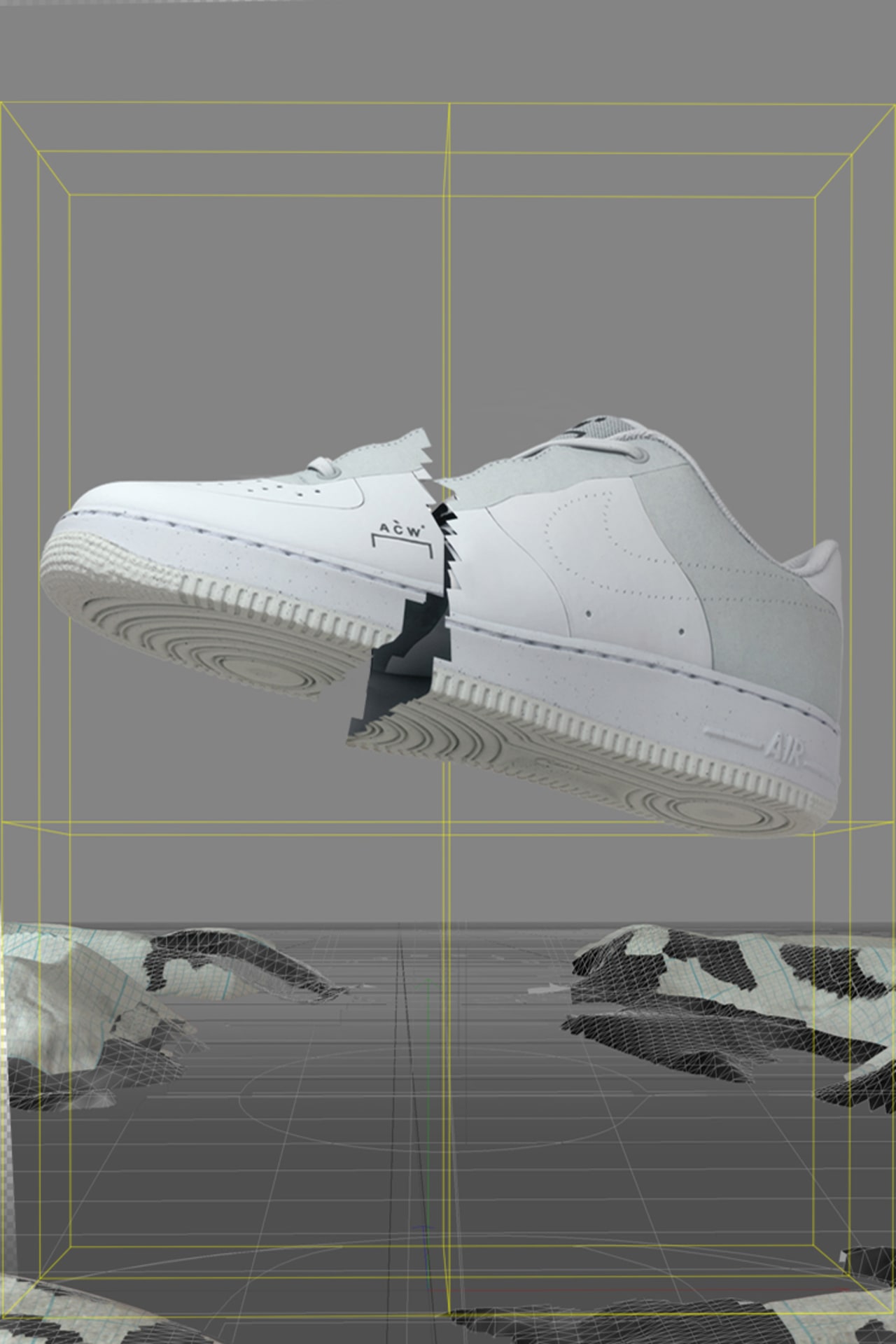 Nike air force 1 ac white on sale