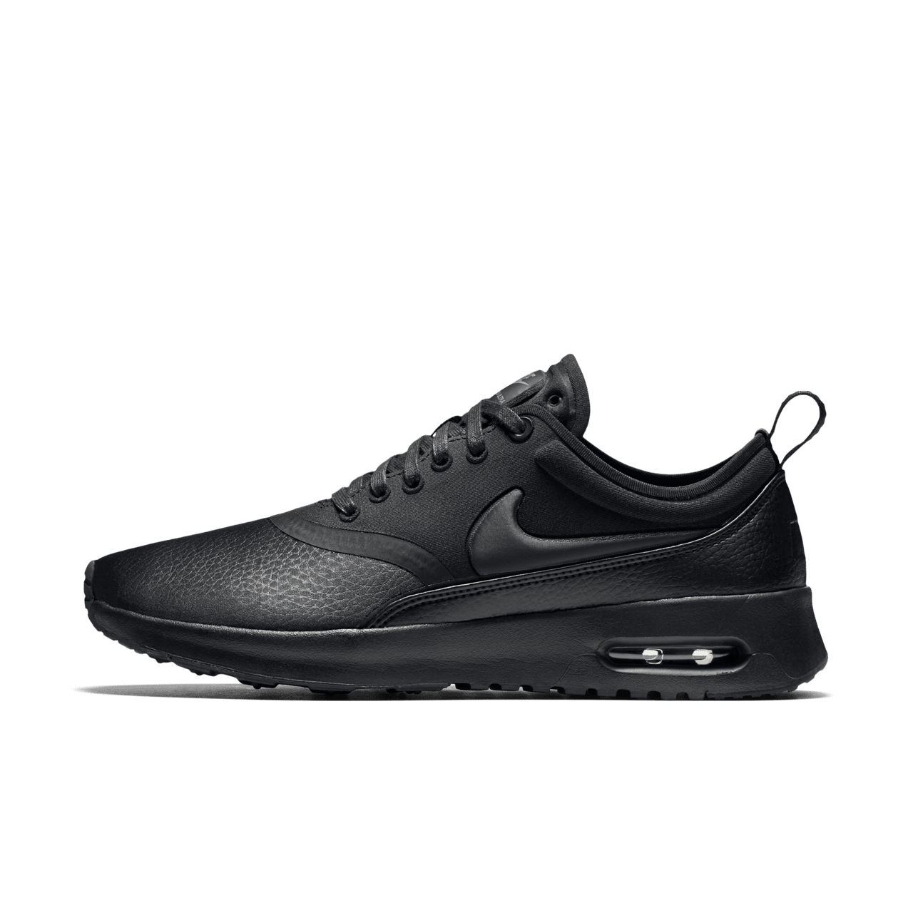 Women s Nike Air Max Thea Ultra Premium Triple Black Nike SNKRS