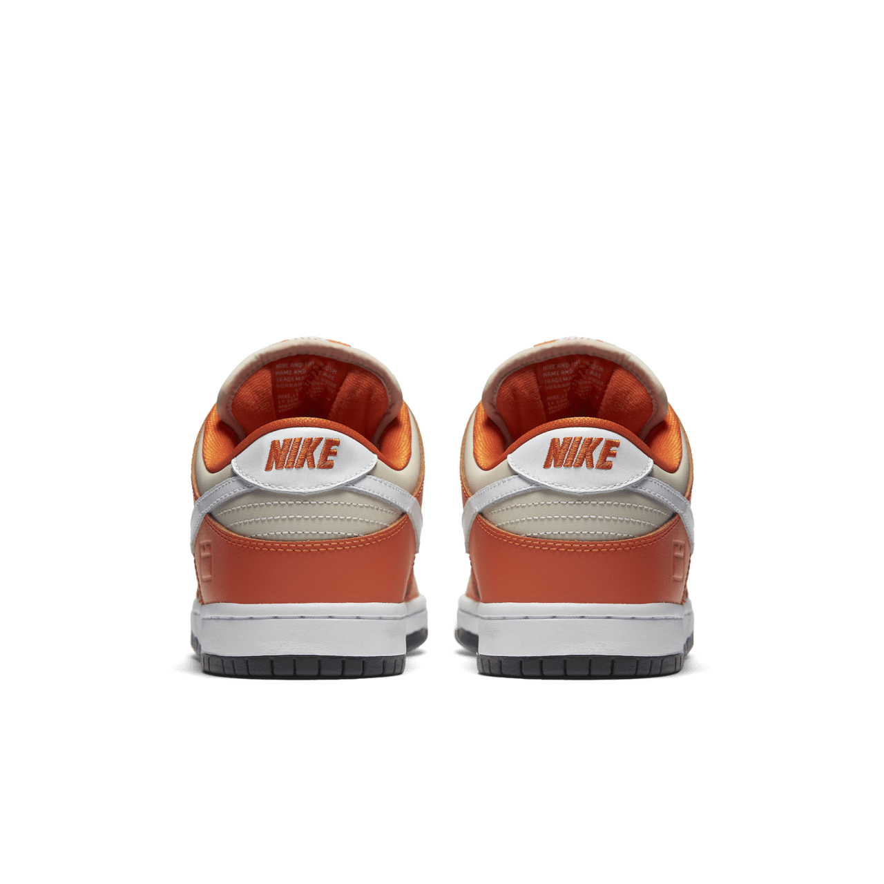 Nike dunk orange box best sale