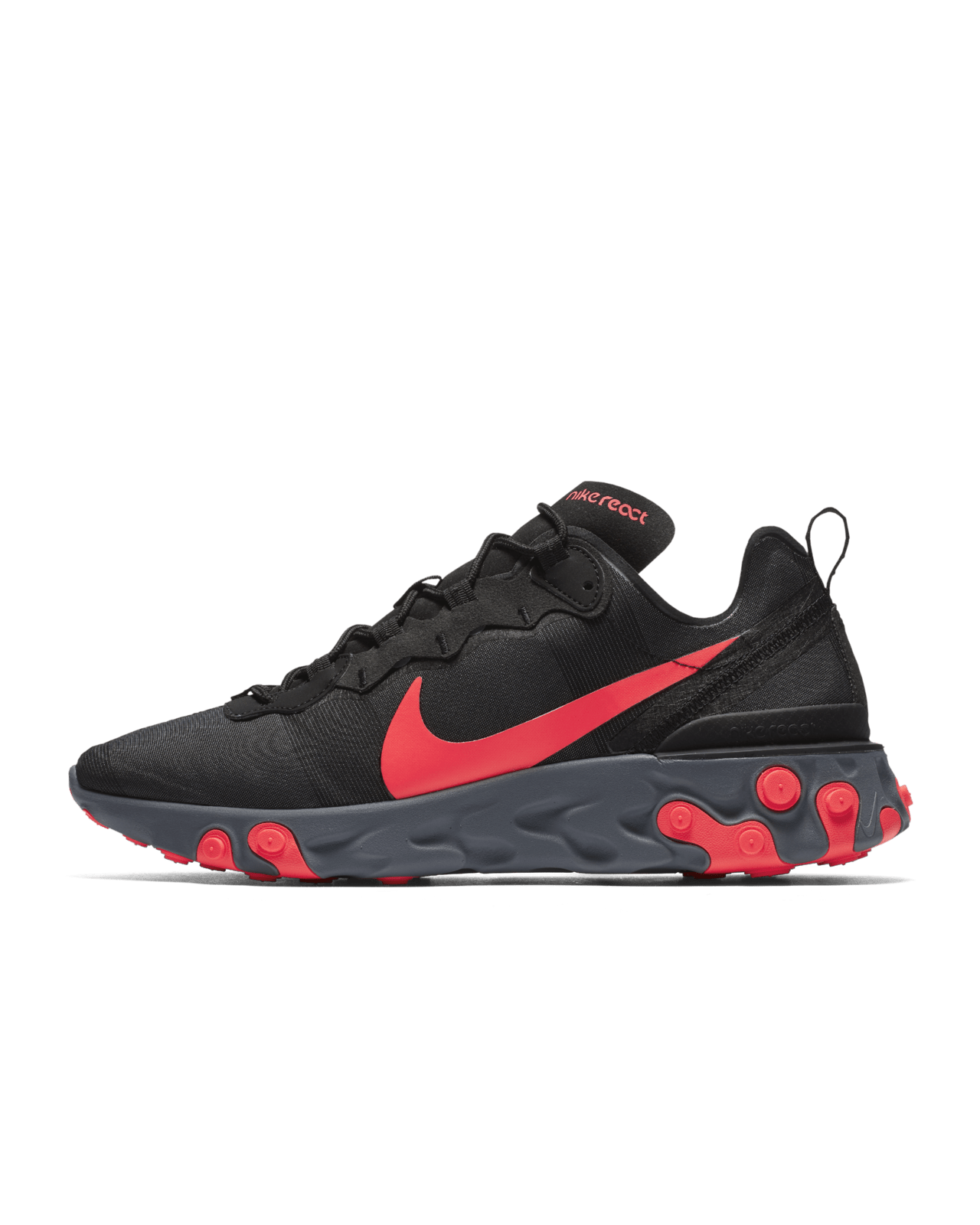 Nike react solar red on sale