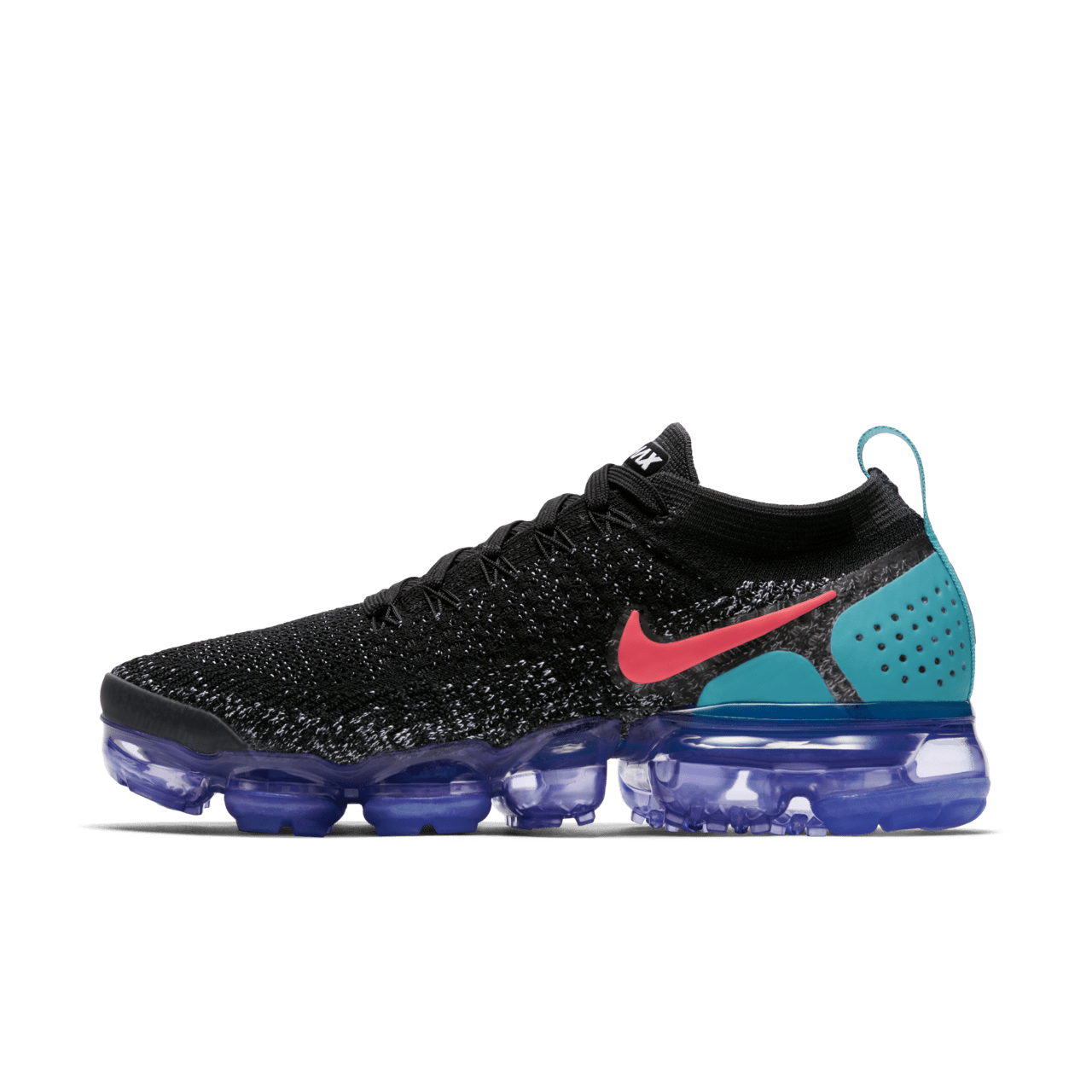 Fecha de lanzamiento de las Nike Air VaporMax Flyknit 2.0 Black Hot Punch para mujer. Nike SNKRS