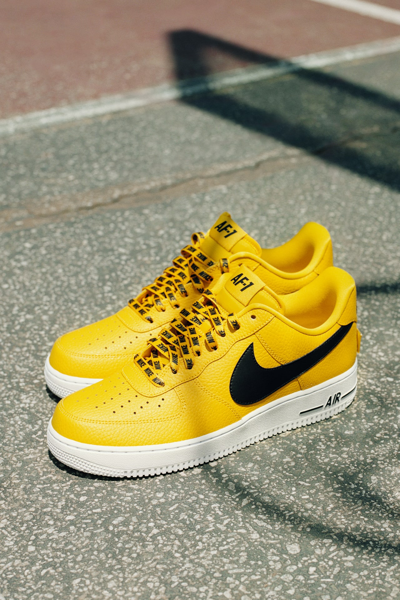 Air force one nba yellow on sale