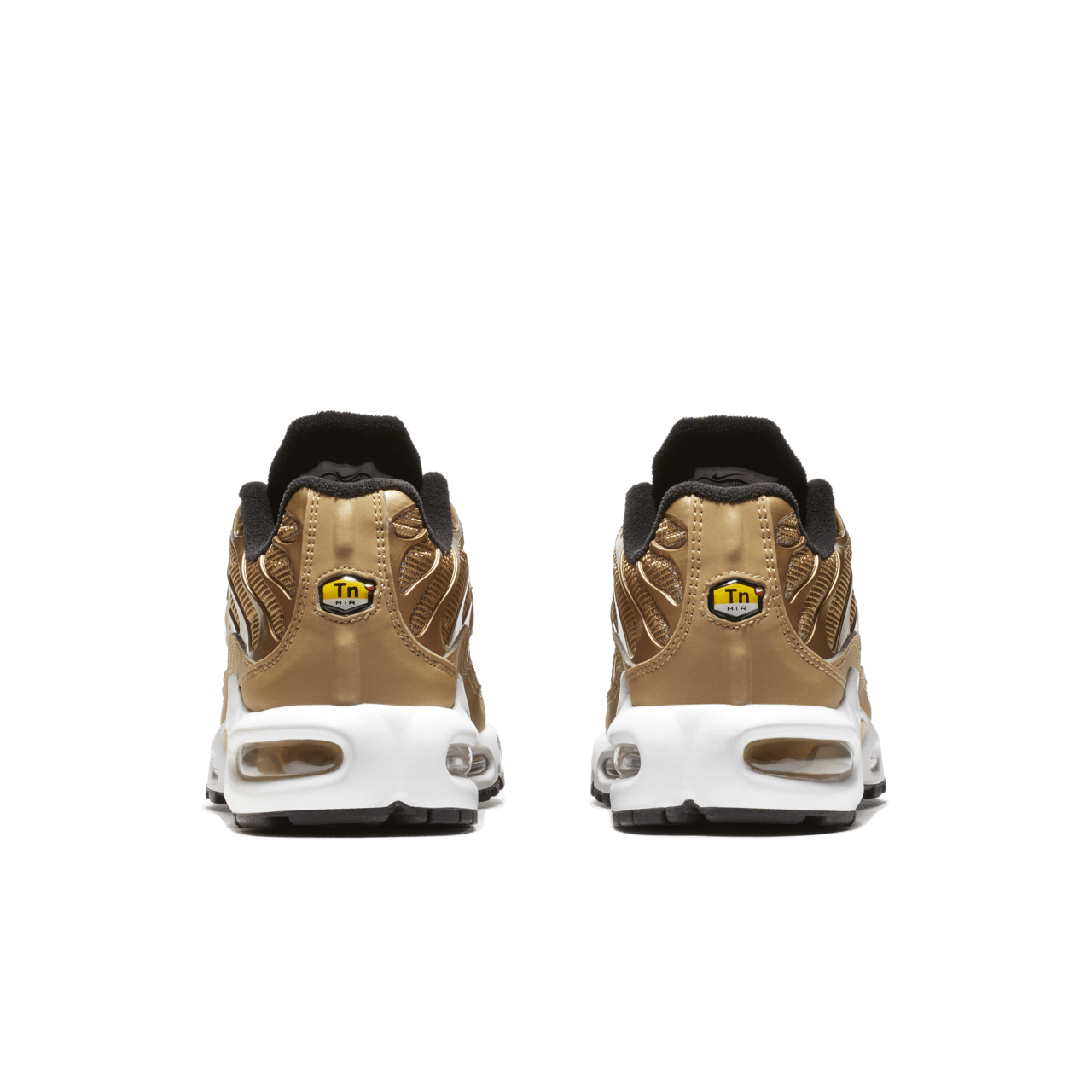 Nike air max plus metallic gold womens hotsell