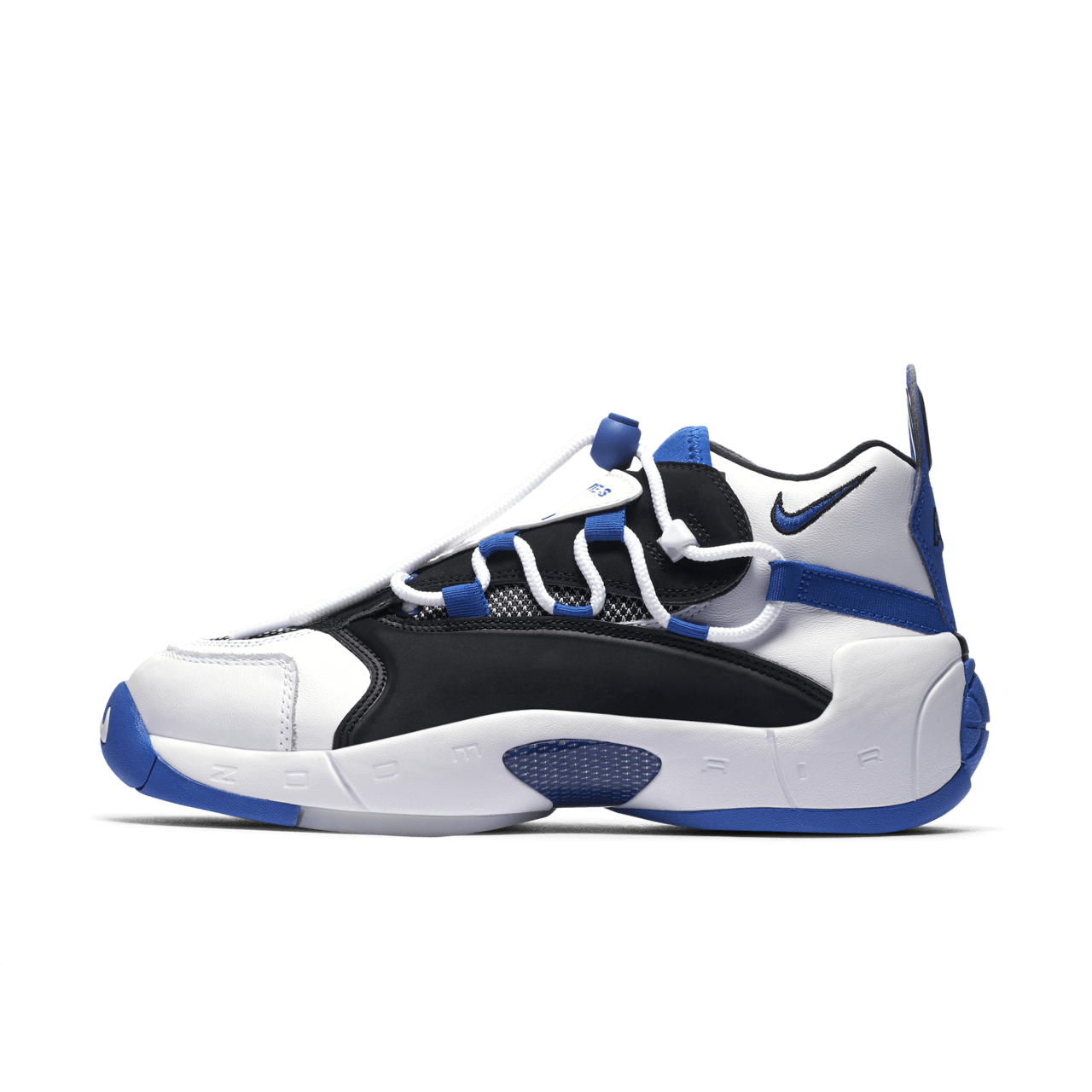 Women's Nike Air Swoopes II 'White & Black & Game Royal' Release Date