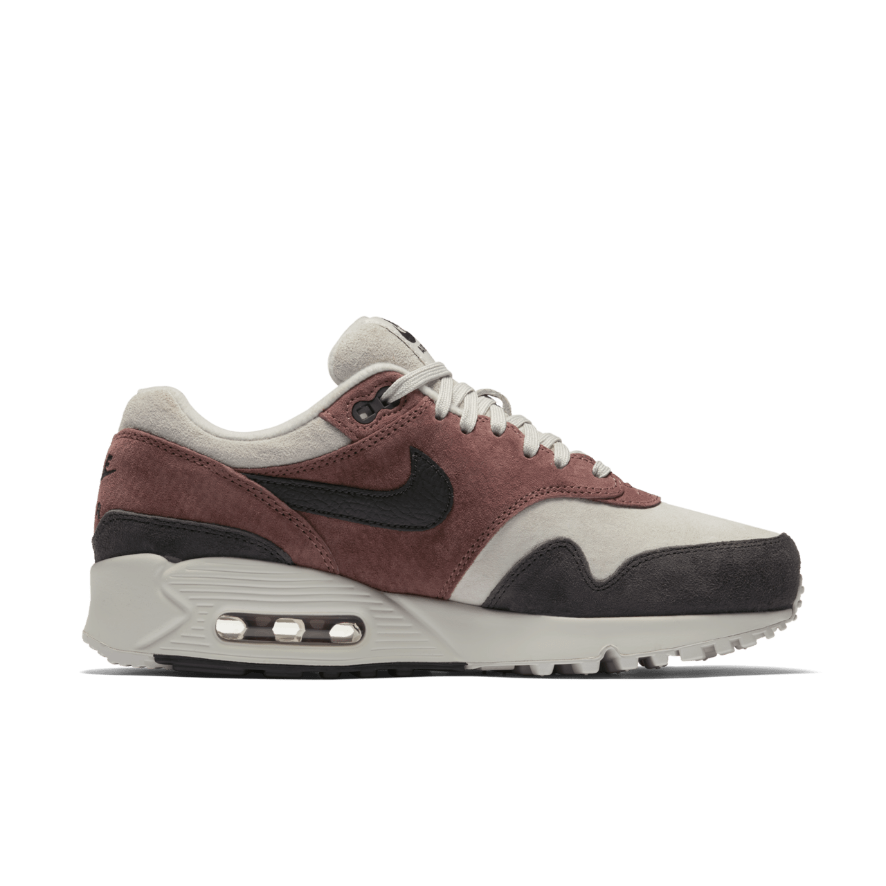 Women's Air Max 90/1 'Red Sepia & Oil Grey' Release Date