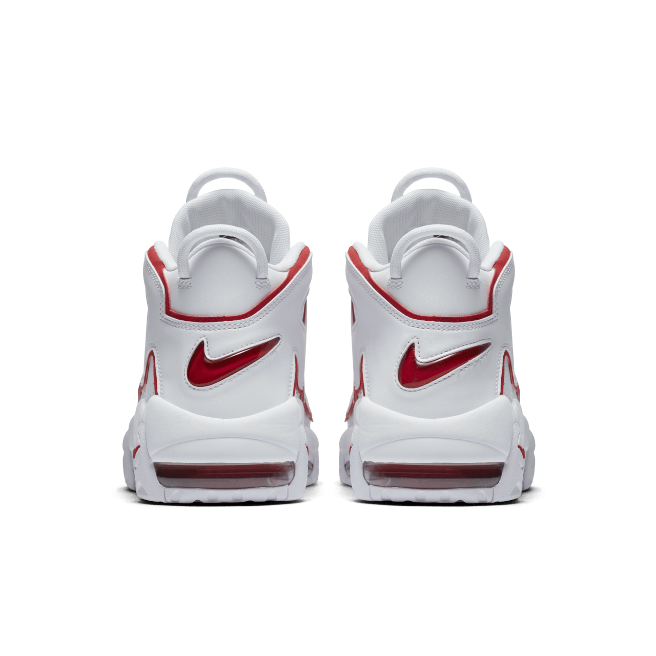 Air More Uptempo White and Varsity Red Release Date. Nike SNKRS