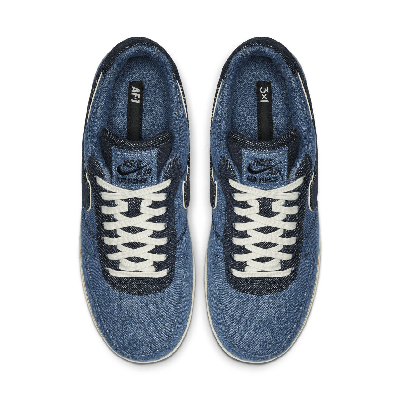 Air force 1 stonewash blue on sale