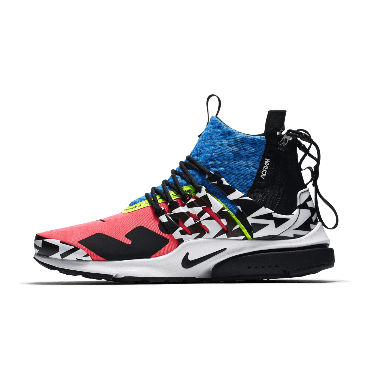 Air Presto Mid Utility X Acronym Racer Pink Black Photo Blue Release Date. Nike SNKRS