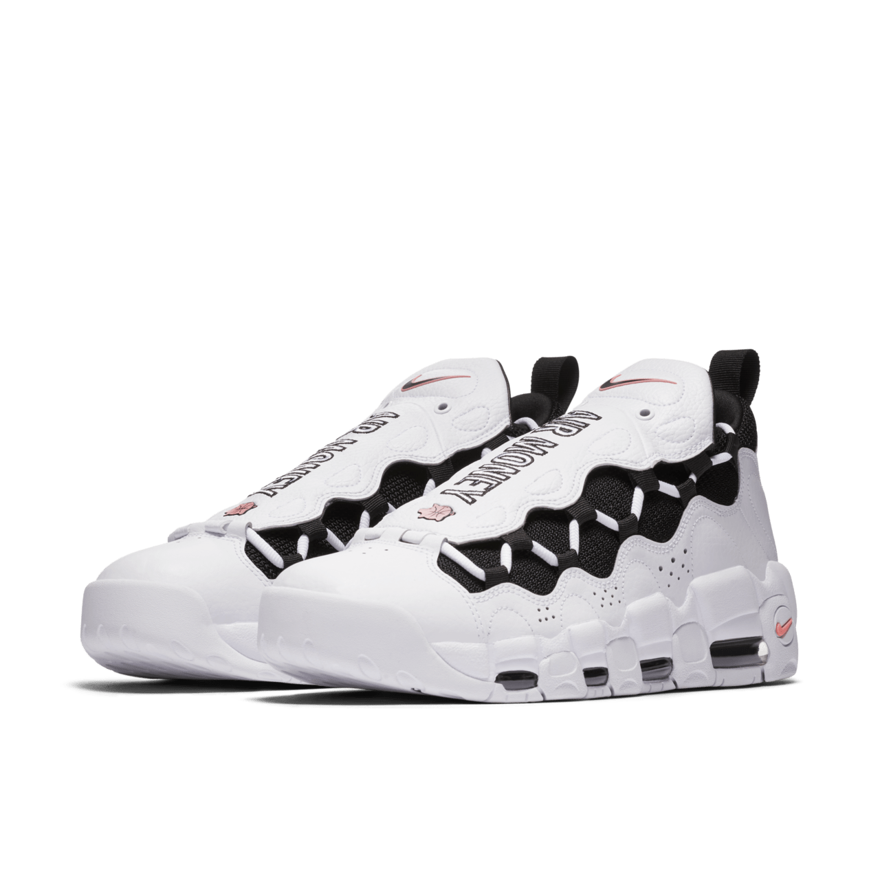 Nike Air More Money White Black Coral Chalk Release Date. Nike SNKRS