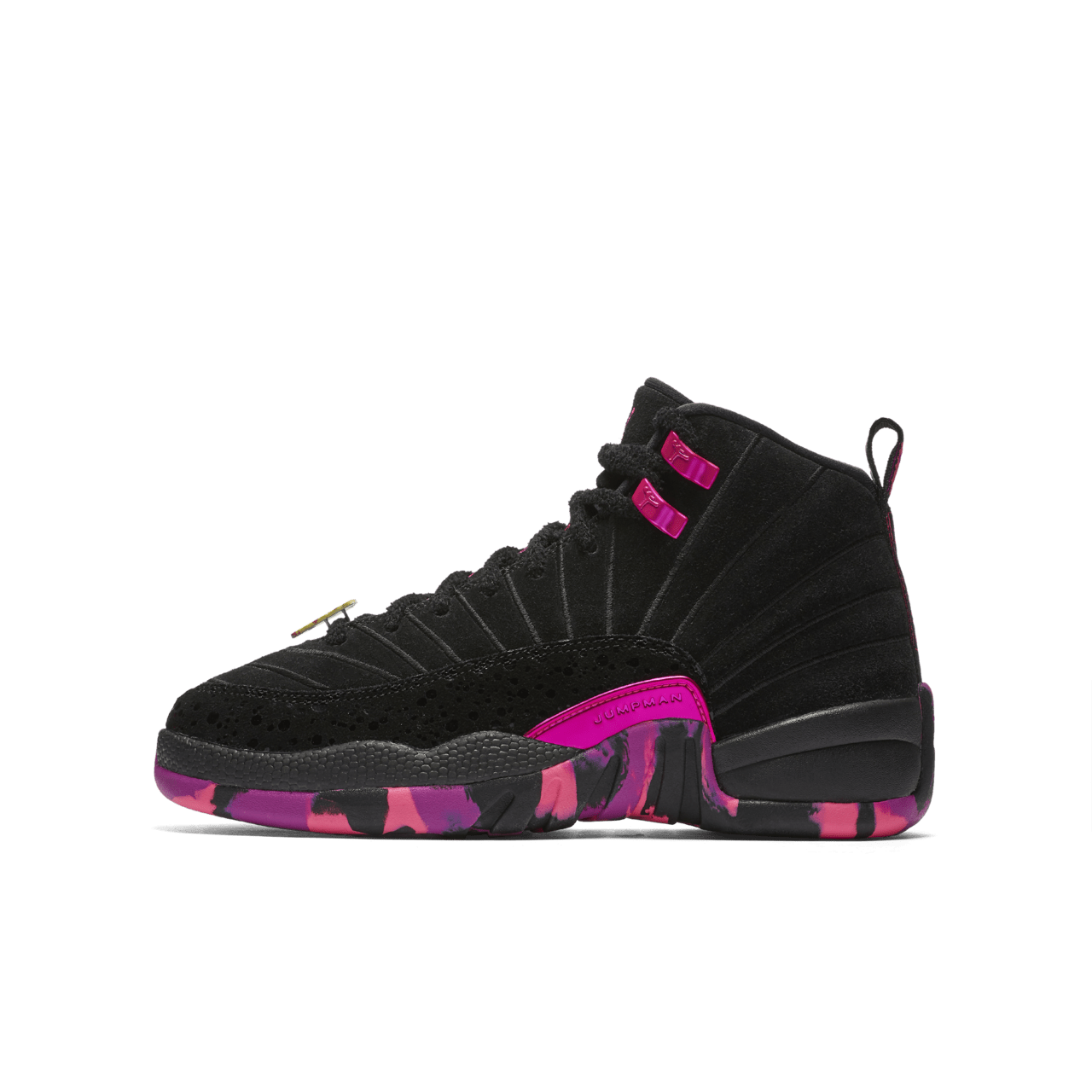 Air Jordan 12 Retro BG Doernbecher Freestyle 2017 Black Pink Blast Release Date. Nike SNKRS