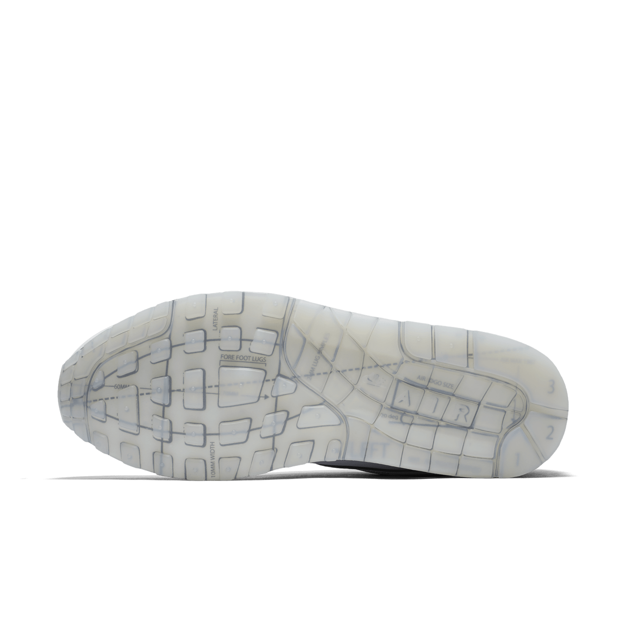 Air max 1 schematic on feet on sale