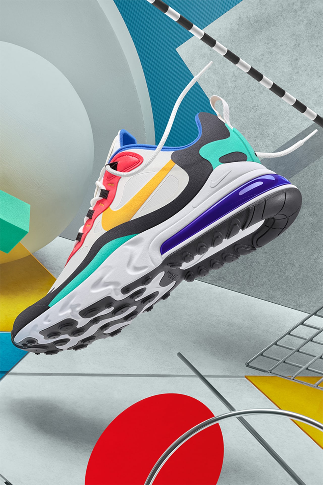 Nike air max 270 react primary colors hotsell