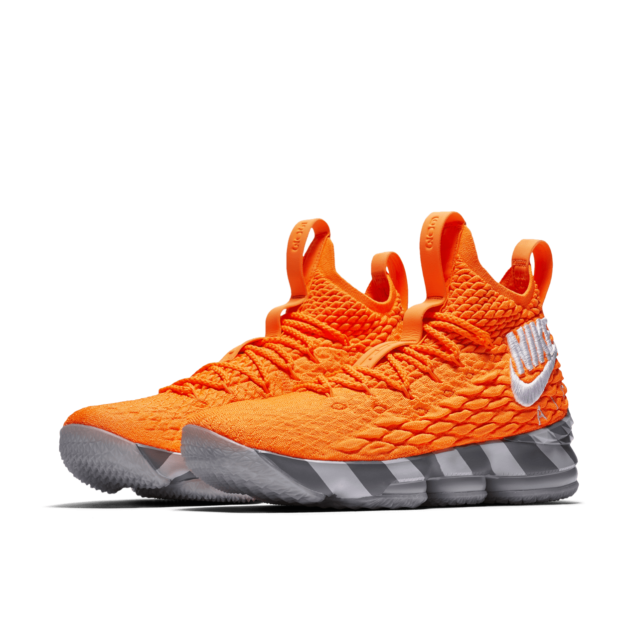 Lebron 15 orange box resale hotsell