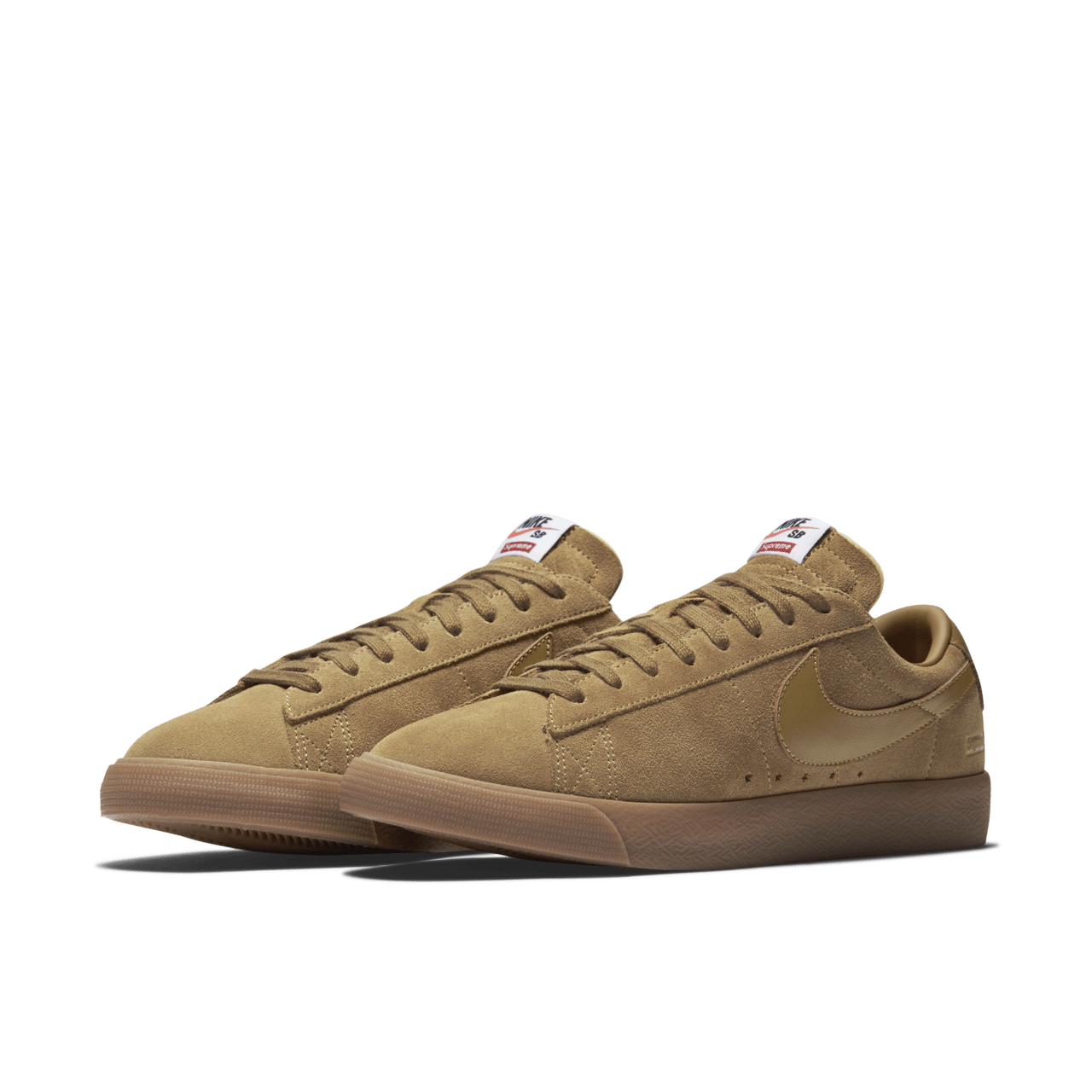 Nike Blazer Low GT x Supreme Golden Beige Release Date. Nike SNKRS