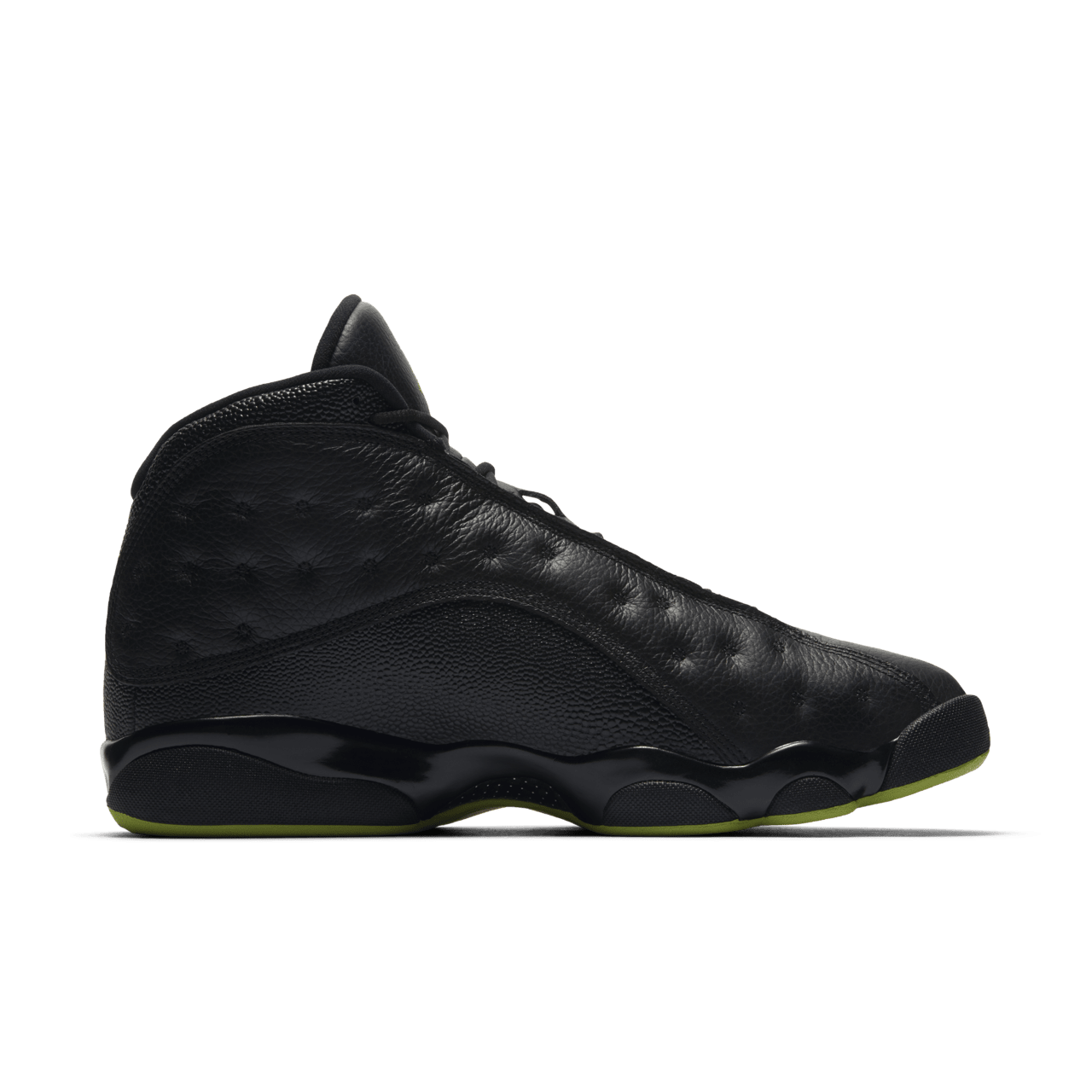 Jordan 13 retro black and green on sale