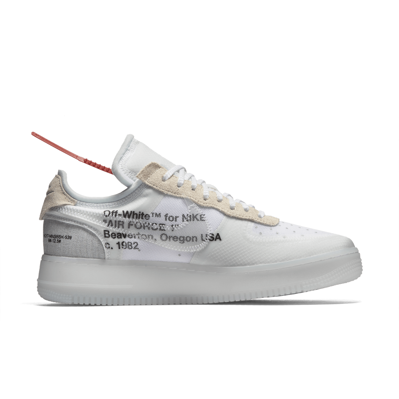 Nike af 1 off white deals