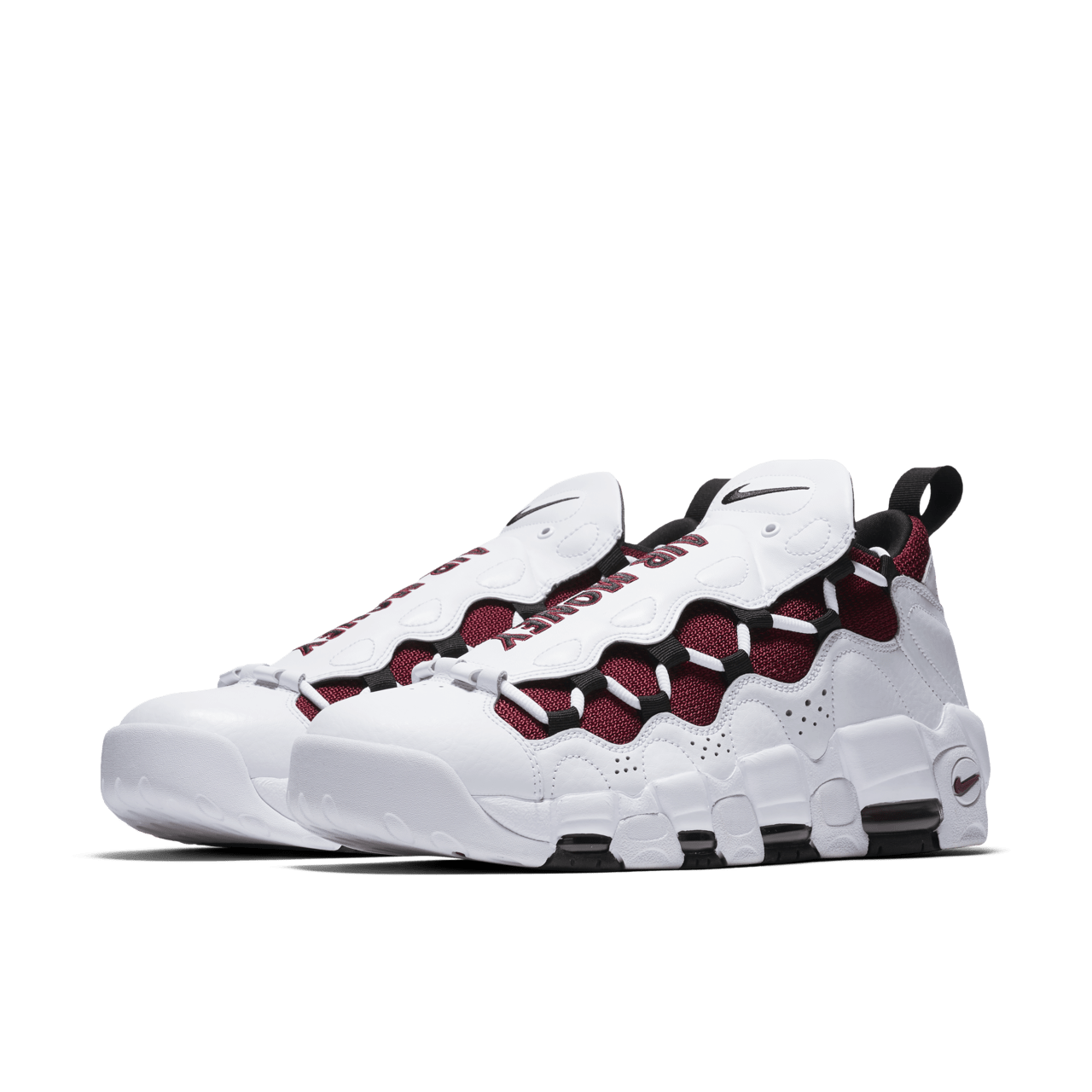 Fecha de lanzamiento de las Nike Air More Money White Black University Red Nike SNKRS