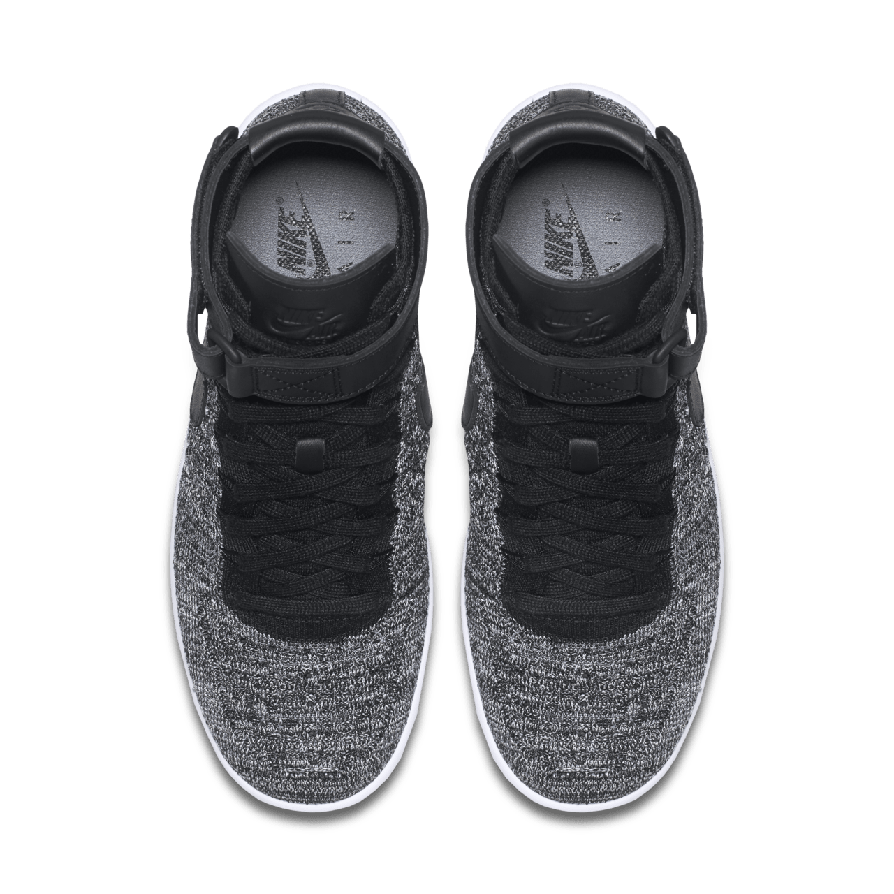 Nike air force 1 flyknit high black best sale