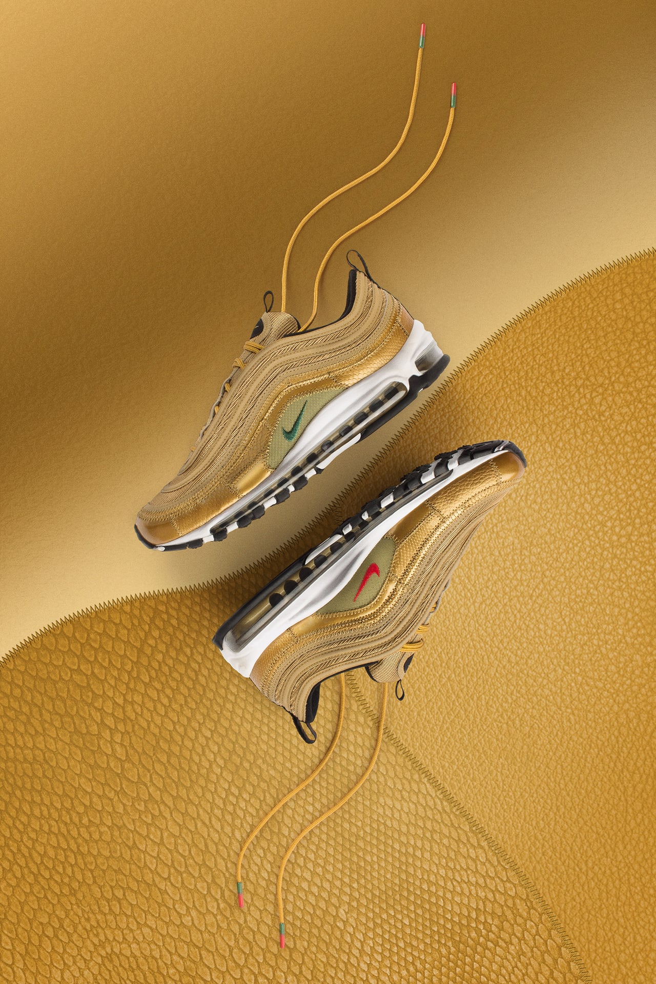 Nike Air Max 97 CR7 Golden Patchwork Release Date. Nike SNKRS