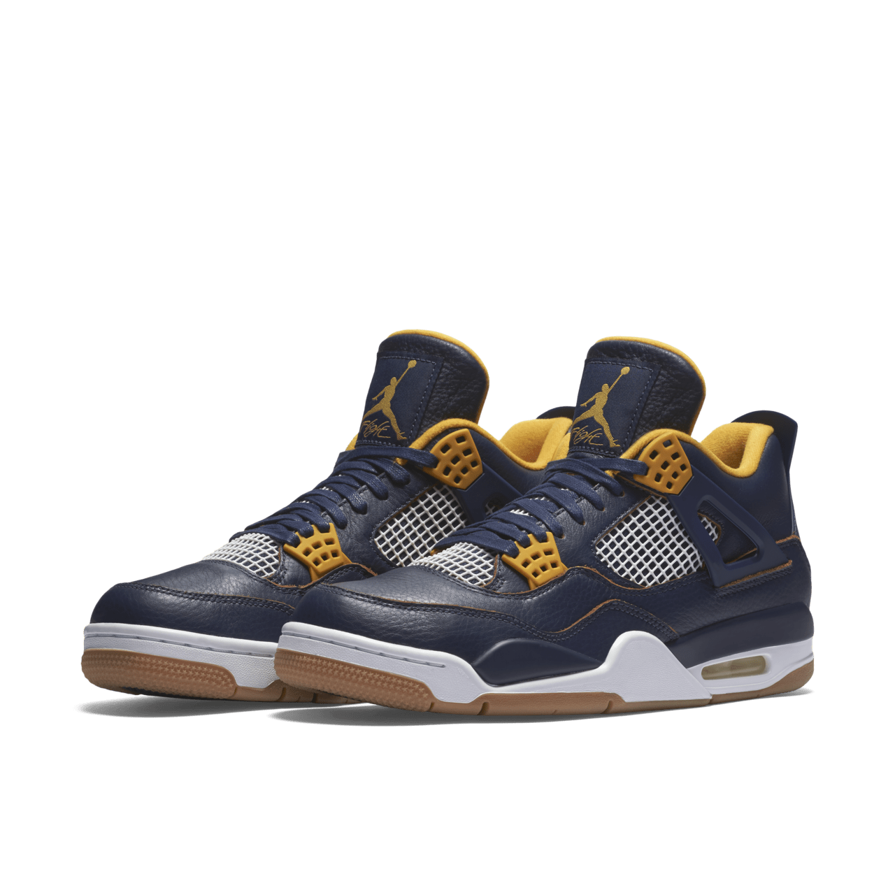 Navy blue and yellow jordan 4 hotsell