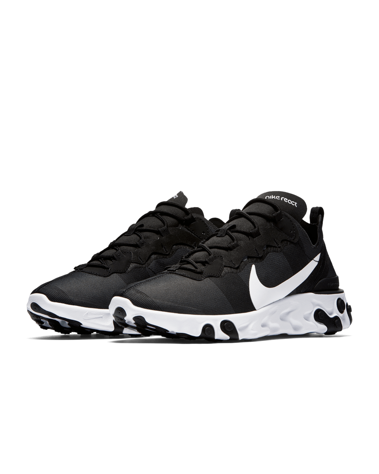 Nike React Element 55 Black White Release Date. Nike SNKRS