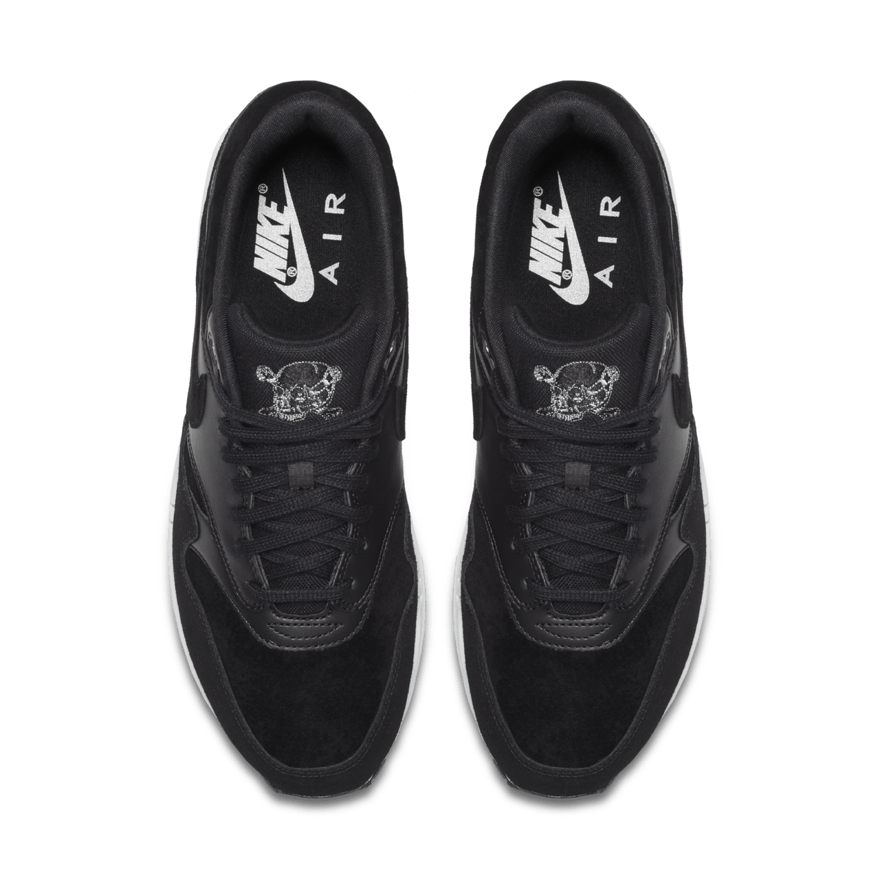 Nike air max 1 black & white best sale