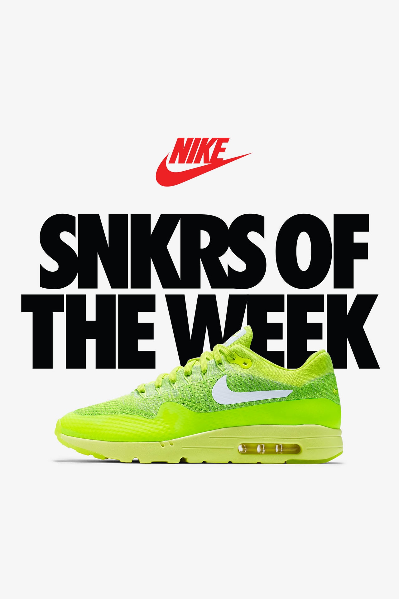 Nike Air Max 1 Ultra Flyknit Volt Release Date. Nike SNKRS