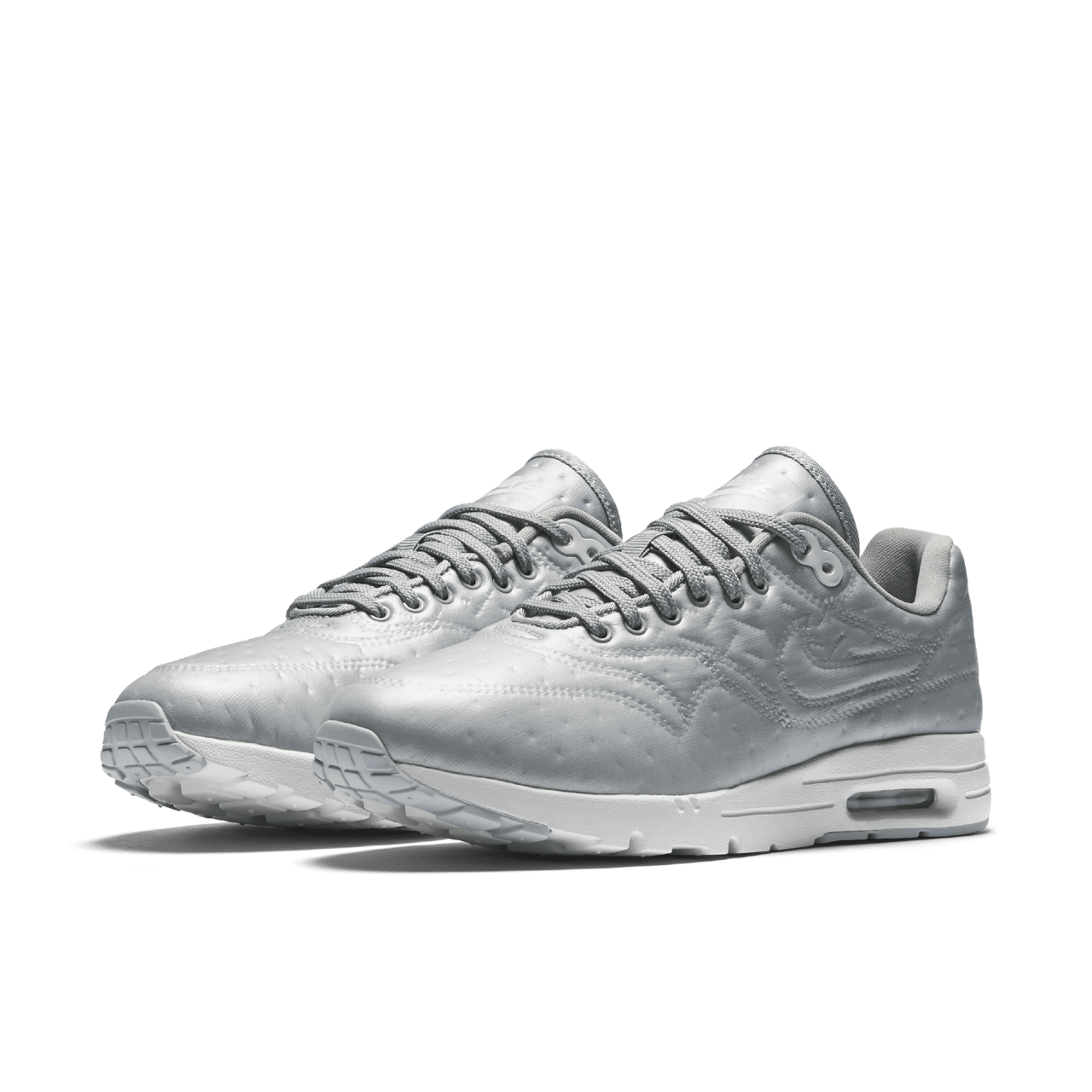 Women s Nike Air Max 1 Ultra Premium Metallic Silver Nike SNKRS