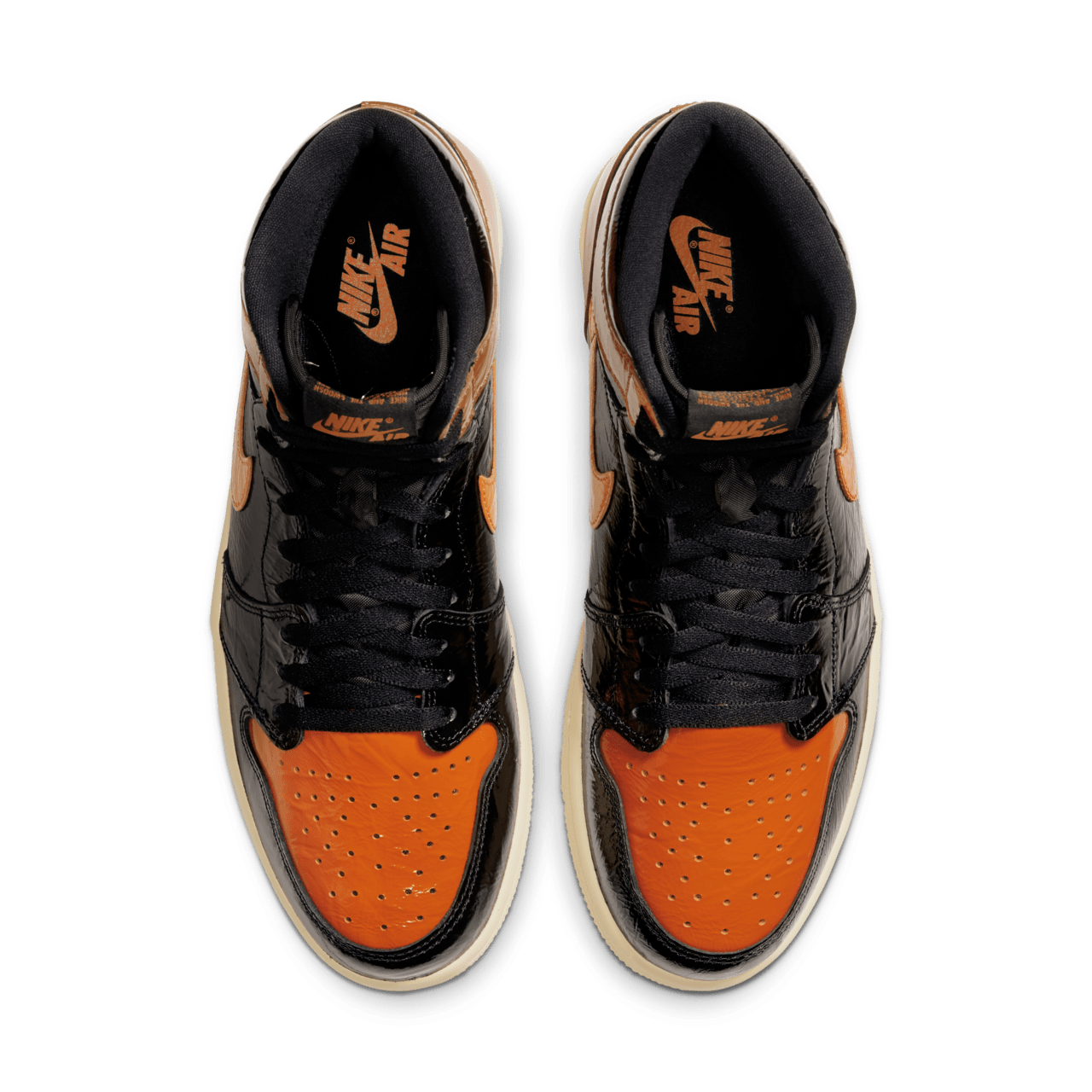 Nike jordan orange black best sale