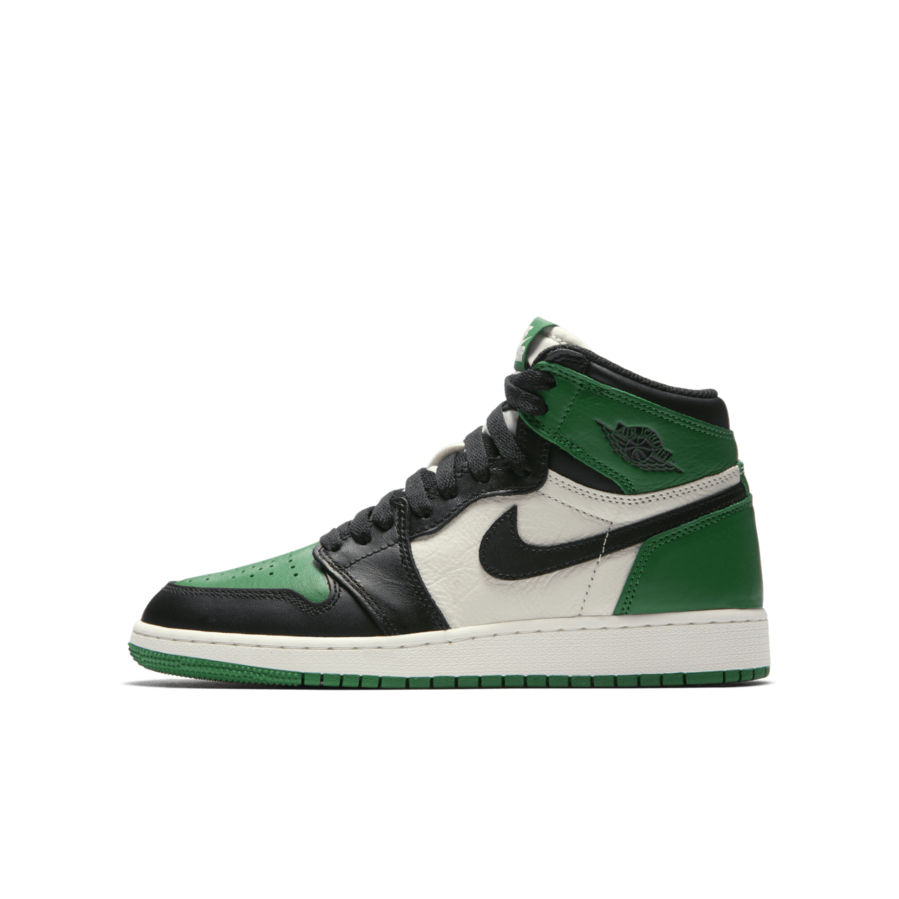 Air jordan 1 mid pine green on sale