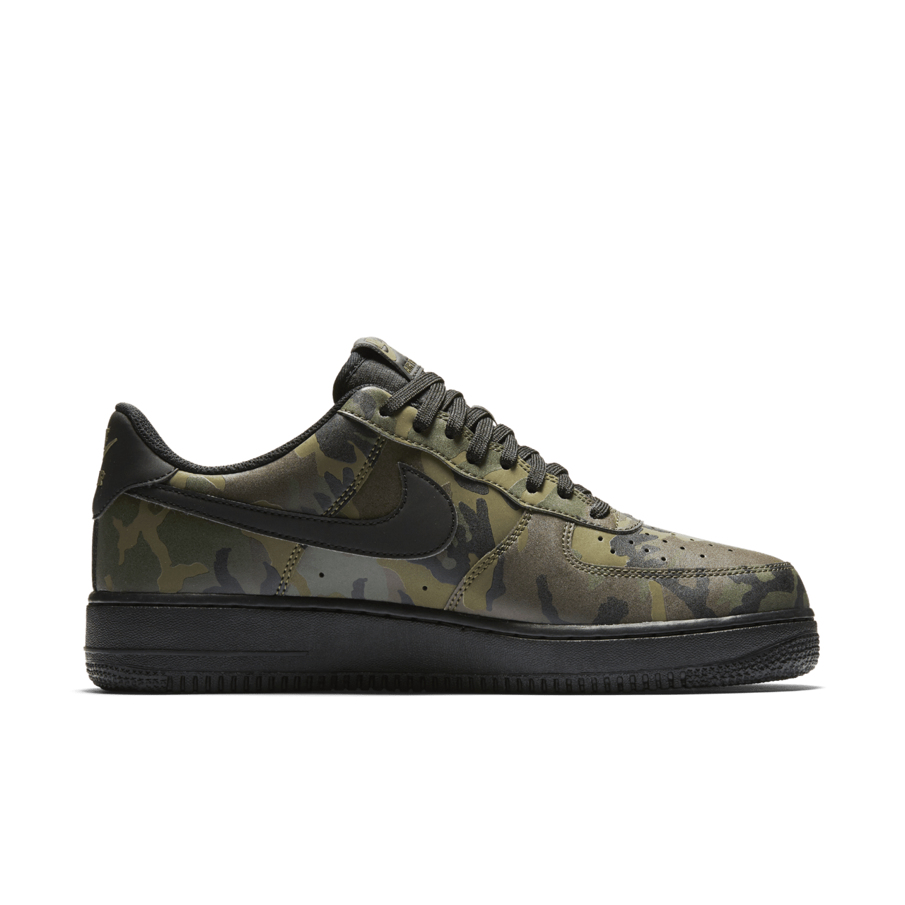 Nike Air Force 1 Low 07 Medium Olive Camo Reflective Release Date. Nike SNKRS