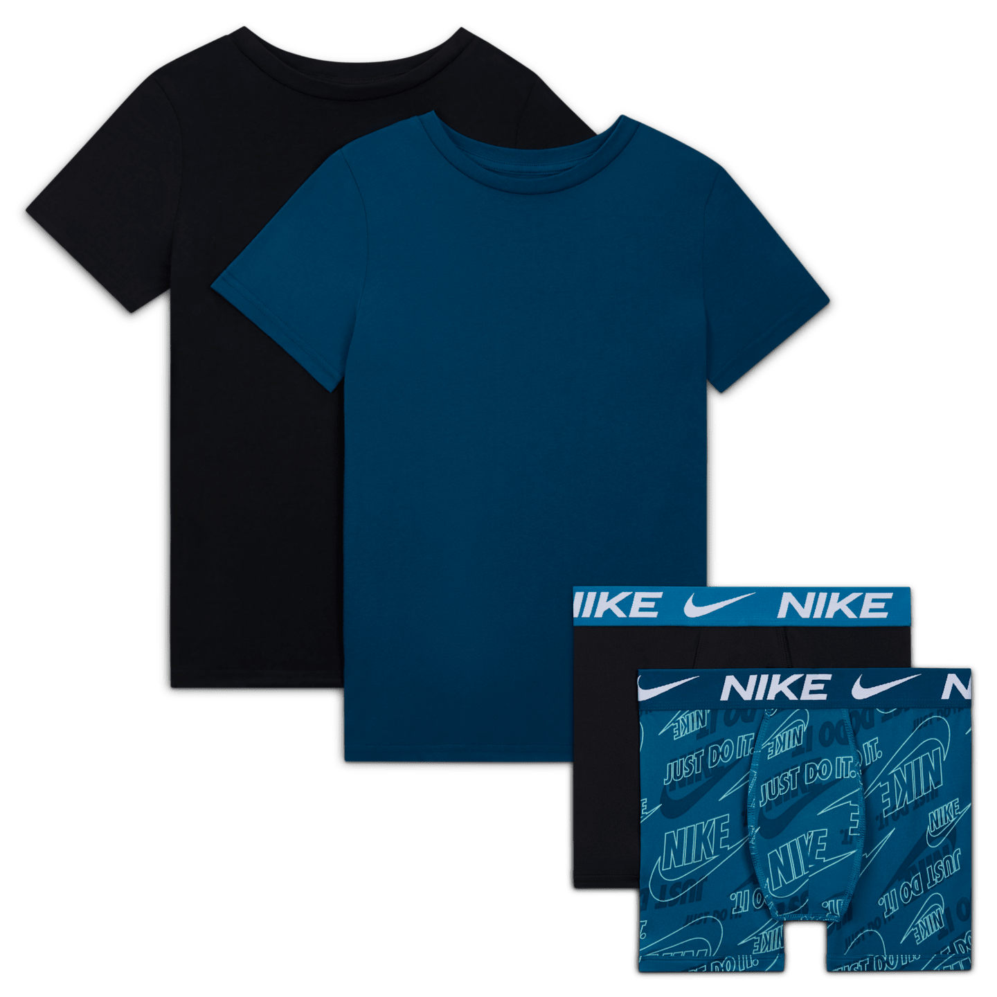 Детский набор из 4 предметов Nike: боксёры и майки, цвет: Разноцветный — фото 1