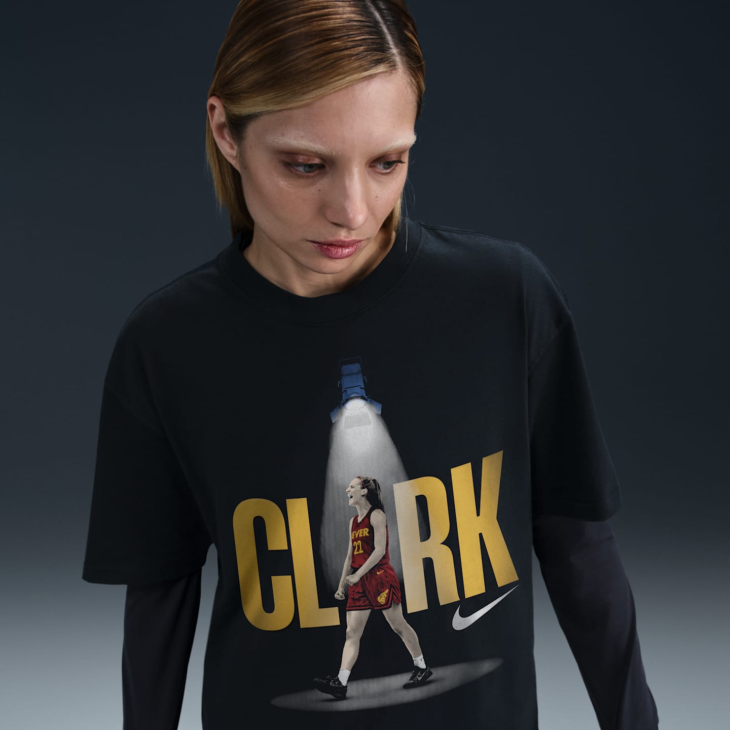 Взрослая баскетбольная футболка Nike Caitlin Clark "So Win, цвет: Чёрный — фото 4