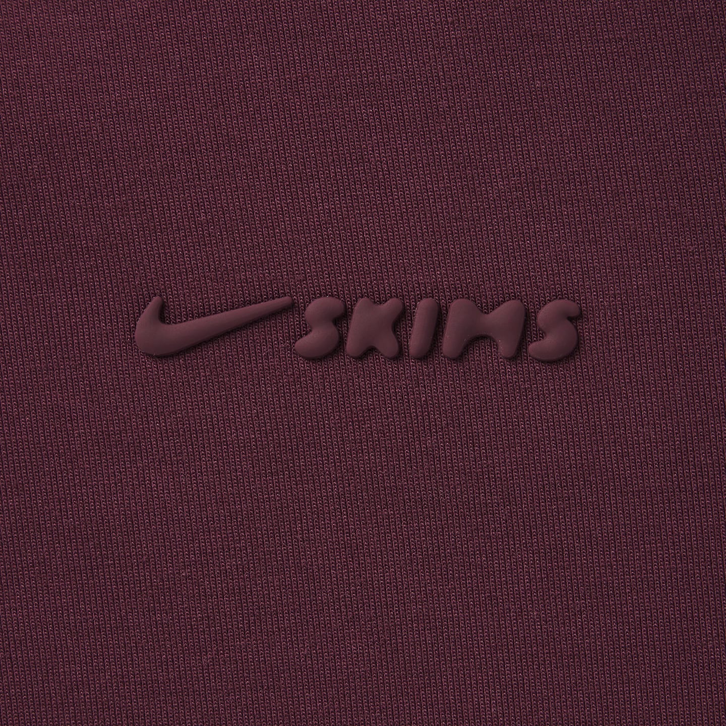 Женская спортивная куртка NikeSKIMS Matte Tricot оверсайз на молнии, цвет: Nskm Currant — фото 5
