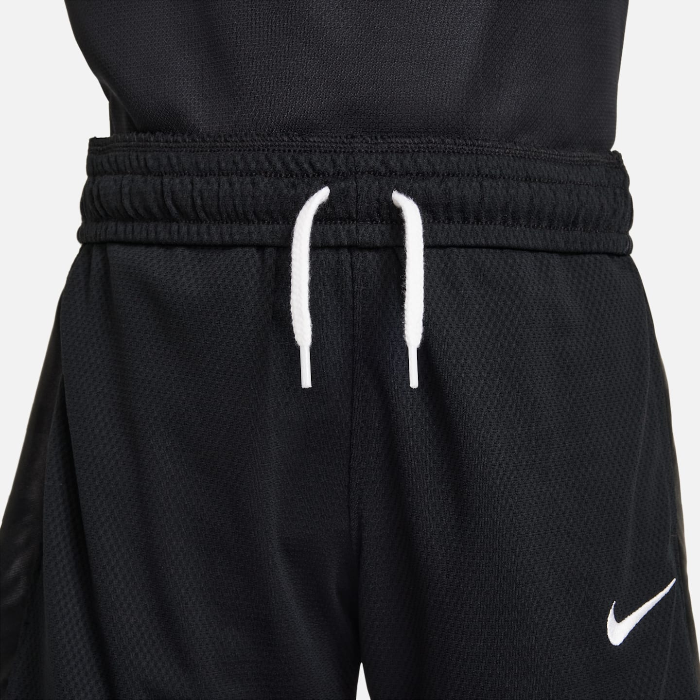 Шорты Nike Dri-FIT Elite 23 Basketball для мальчиков, цвет: Чёрный / Белый — фото 5