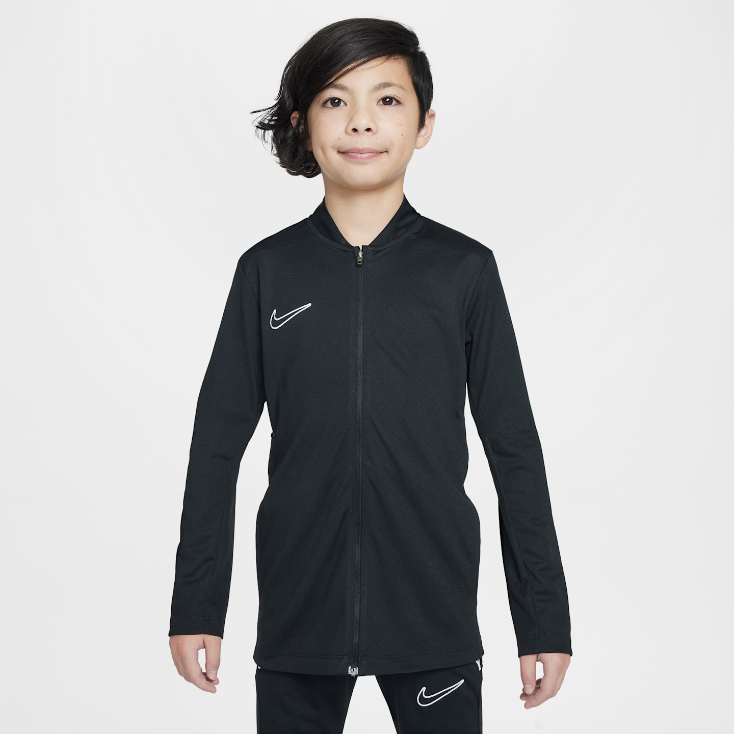 Детские комплекты Nike Academy Dri-FIT Soccer Tracksuit, цвет: Чёрный / Белый — фото 3