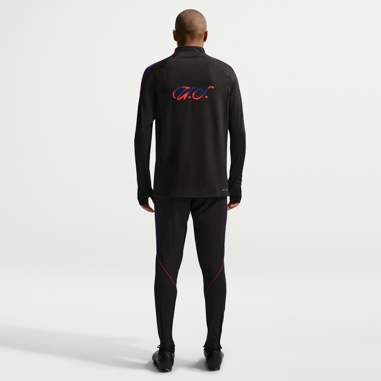 Мужской топ Nike Usmnt Strike Elite Dri-FIT ADV Soccer Knit Drill Top, цвет: Чёрный / Королевский синий — фото 5