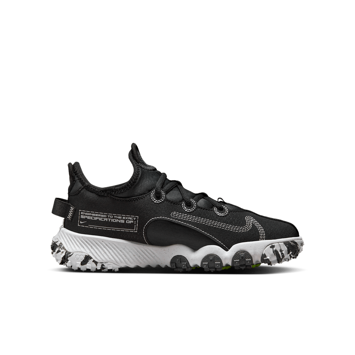 Детские бутсы Nike Future Field Cleats, цвет: Чёрный / Серый — фото 3