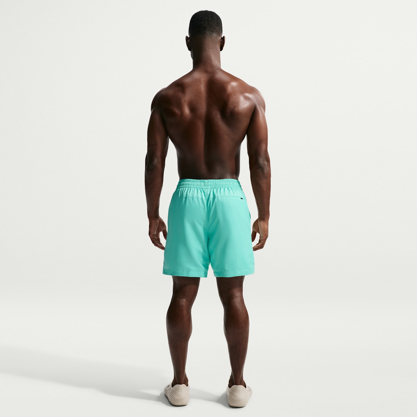 Мужские плавательные шорты Nike Swim Fadeaway Essential, 7", на полной подкладке, цвет: Выбеленный бирюзовый — фото 5