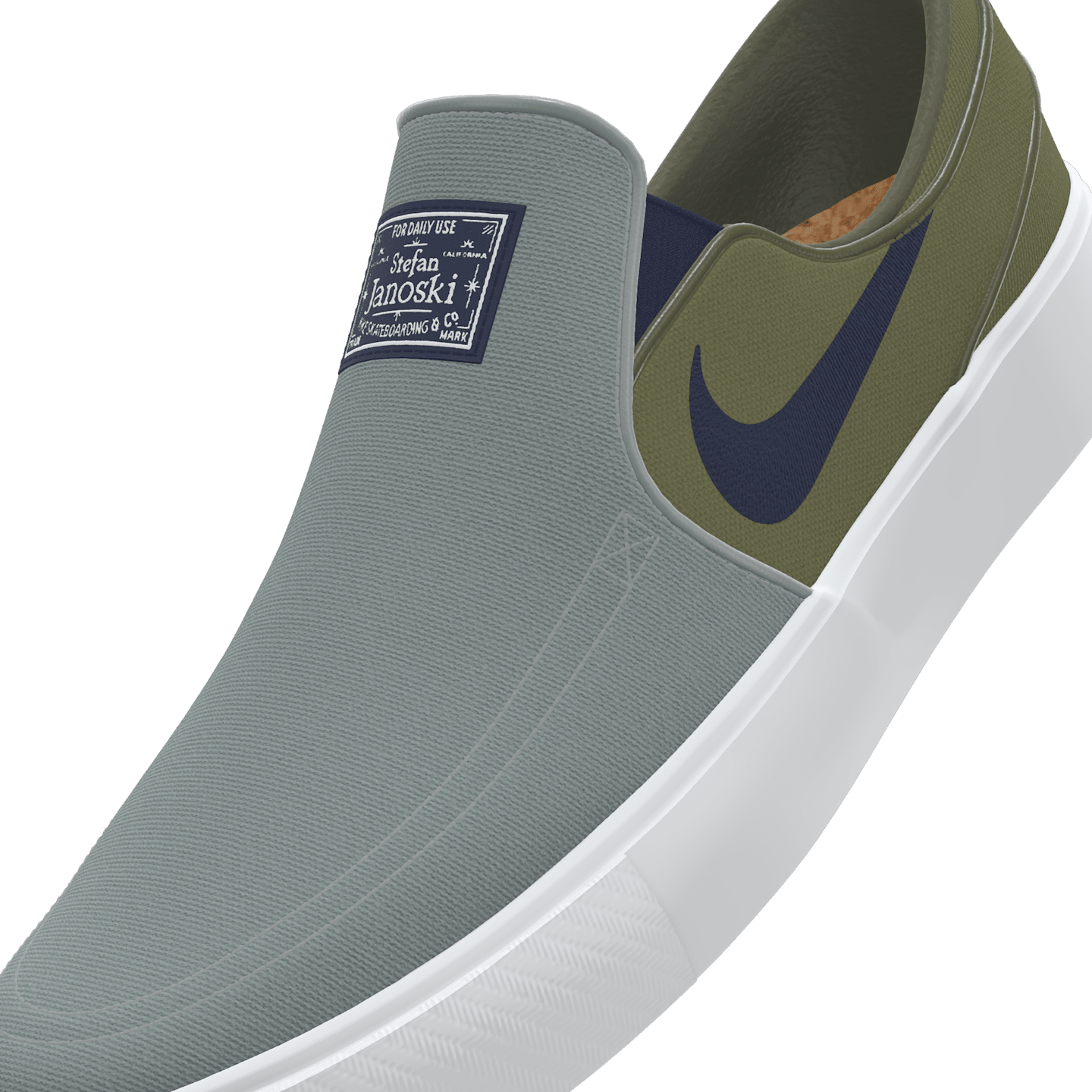 Мужские кроссовки Nike SB Zoom Janoski Slip By You Custom Skate, цвет: Разноцветный — фото 7