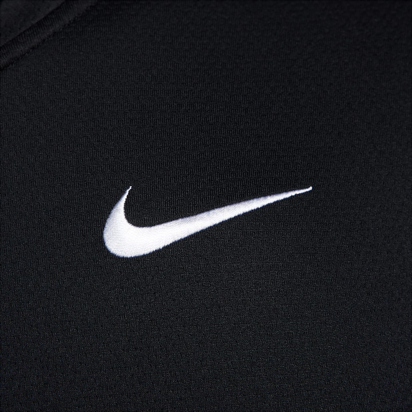Мужской топ для гольфа Nike Victory Dri-FIT на молнии 1/2, цвет: Чёрный / Белый — фото 5