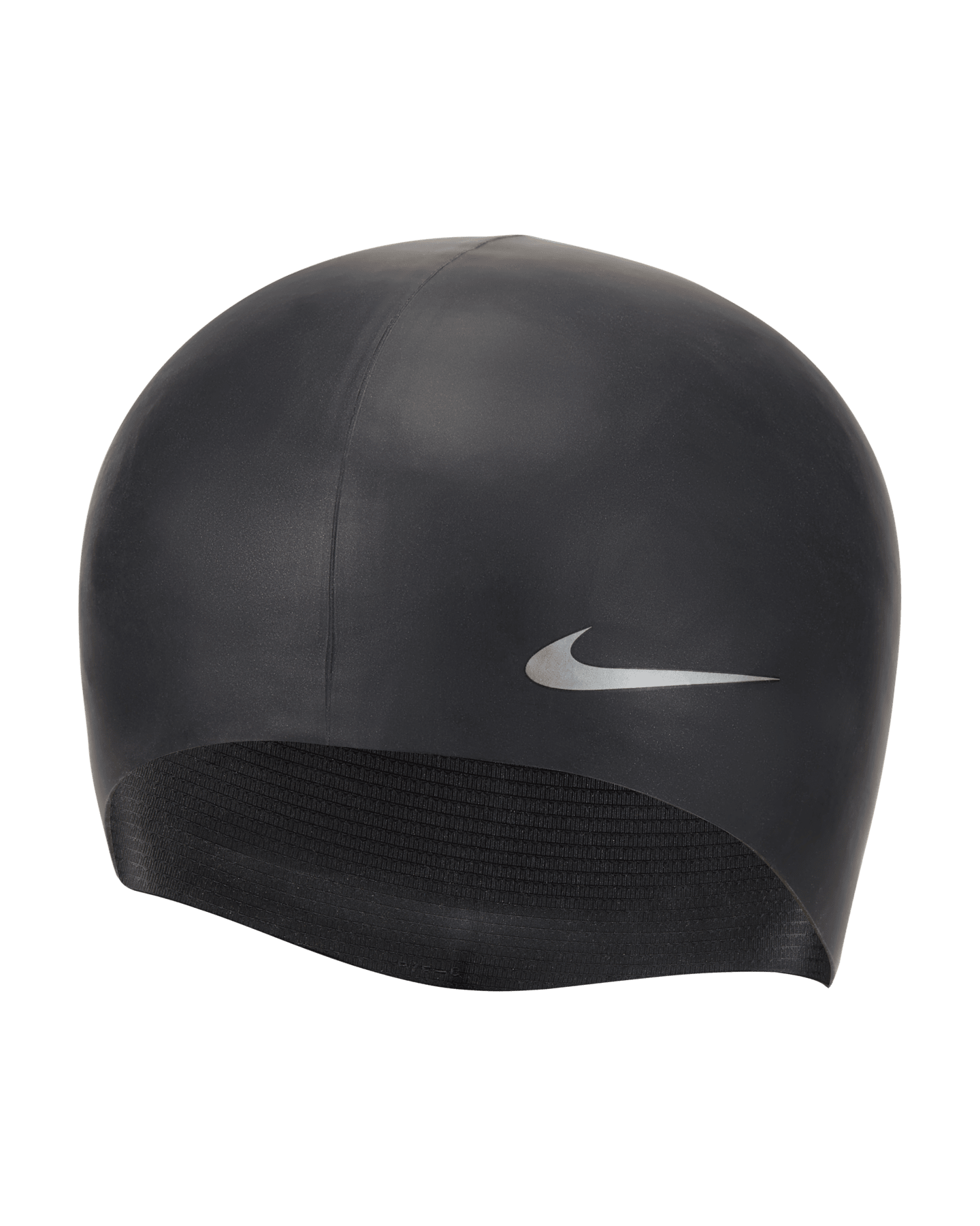 Детская силиконовая шапочка для плавания Nike Swim, цвет: Чёрный — фото 3