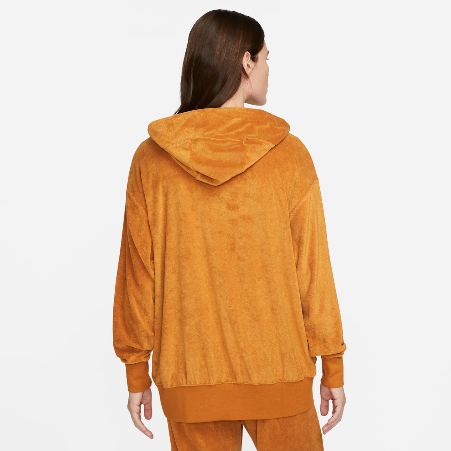Женское худи Nike Sportswear Oversized Terry Pullover, цвет: Пустынный — фото 2