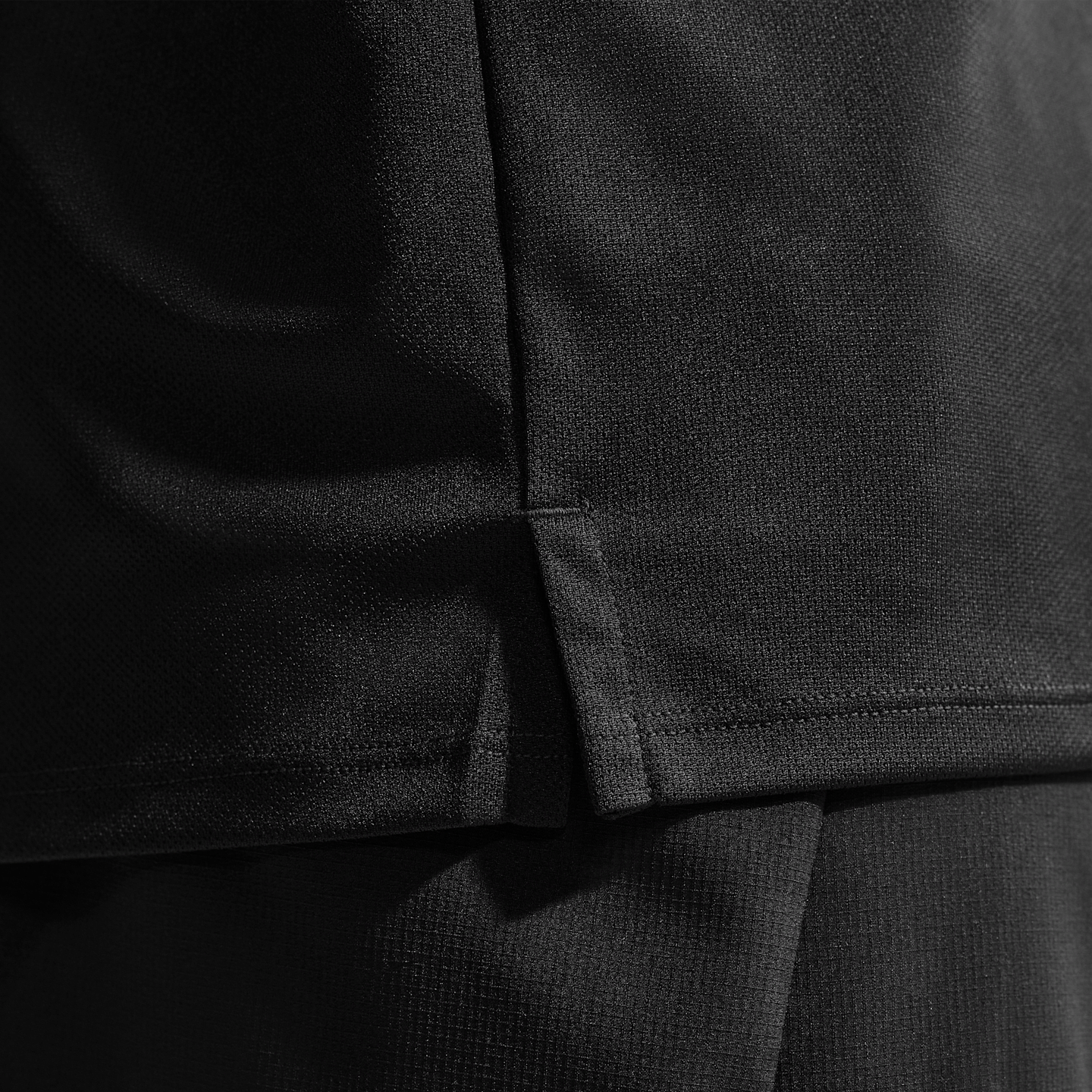 Мужской беговой топ Nike Miler Dri-FIT с длинным рукавом, цвет: Чёрный — фото 6